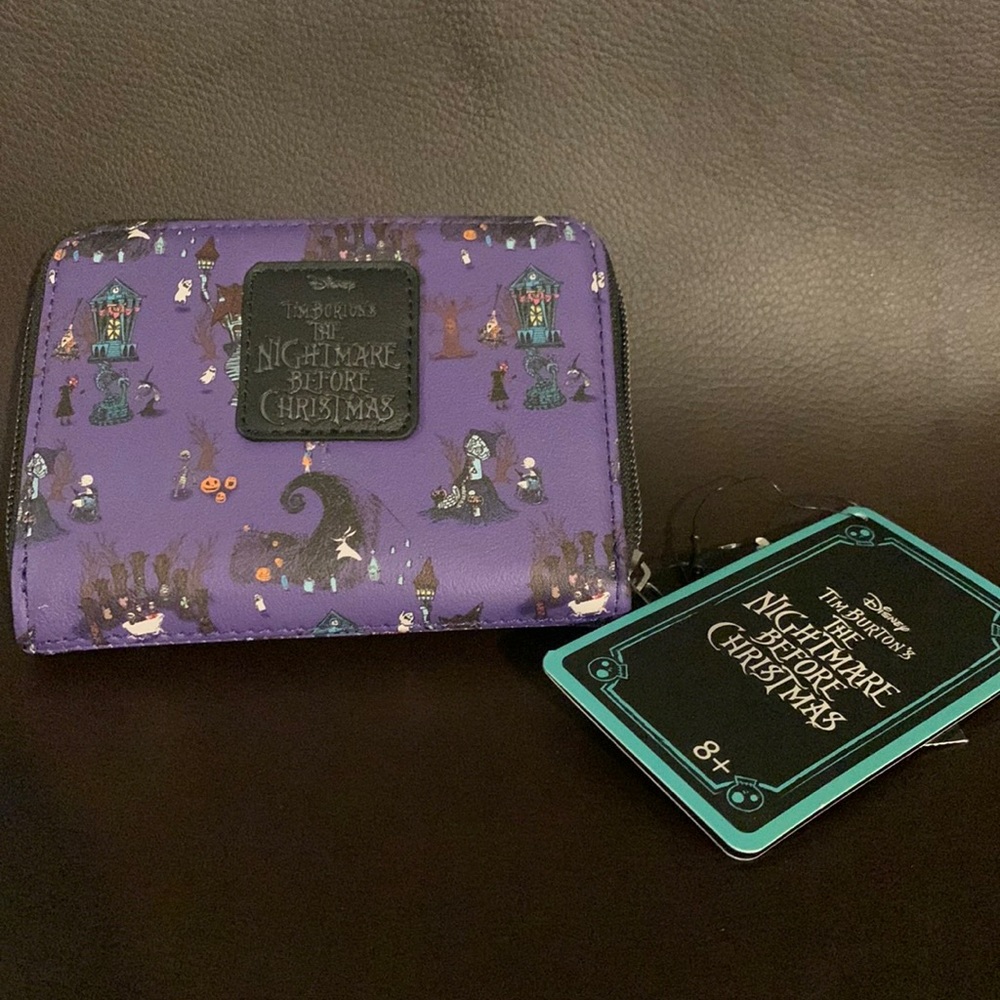 Disney Nightmare Before Christmas Zip up wallet